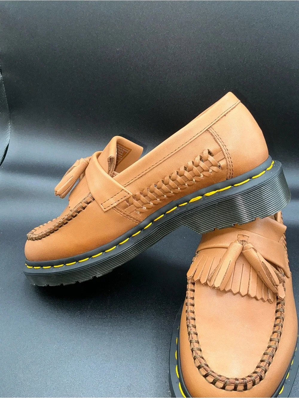 Dr. Martens tan leather